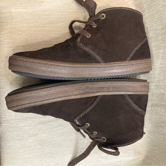 GEOX Sz 9 Suede Runner Sole Lace  Up Sneaker Comfort Desert Style Booties - Picture 4 of 10